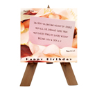 Ceramic Photo Tile with Wooden Easel-ET-66